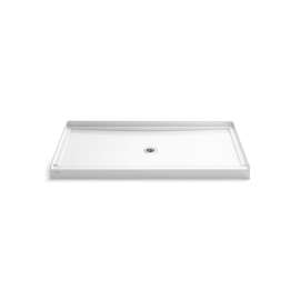 60" x 36" shower base, center drain