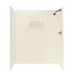 36-in D x 64.75-in W x 71.625-in H Veritek Shower Wall Surround in Bone