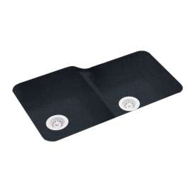 32.75-in D x 21.125-in W x 8.25-in H Solid Surface Undermount Double Bowl Kitchen Sink with 0-Hole