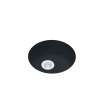 18.375-in D x 18.375-in W x 8-in H Solid Surface Undermount Bar Sink with 0-Hole in Black Galaxy