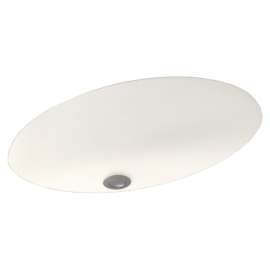 22.5-in W x 16-in D x 5.625-in H Solid Surface Undermount Bathroom Sink in Tahiti Ivory