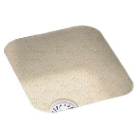 13.375-in D x 15.375-in W x 7-in H Solid Surface Undermount Bar Sink with 0-Hole in Tahiti Desert