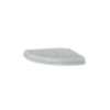 4.75-in D x 4.75-in W x 1-in H Solid Surface Soap Dish in Tahiti Gray