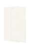 36-in W x 72-in H Solid Surface Shower Wall Panel in Tahiti Ivory