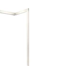 3.875-in W x 74-in H Solid Surface Trim Kit in Tahiti Ivory