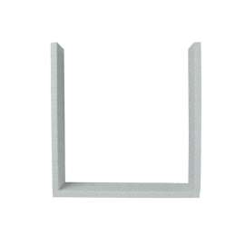 10-in D x 36-in W x 36-in H Solid Surface Window Trim Kit in Tahiti Gray