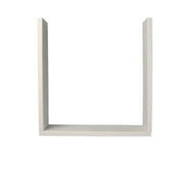 10-in D x 36-in W x 36-in H Solid Surface Window Trim Kit in Tahiti Matrix