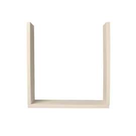 10-in D x 36-in W x 36-in H Solid Surface Window Trim Kit in Tahiti Sand
