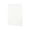 60-in W x 72-in H Solid Surface Shower Wall Panel in Tahiti White