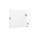 32-in D x 60-in W x 60-in H Solid Surface Bathtub Wall Kit in White