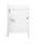 34-in D x 48-in W x 72-in H Veritek Shower Wall Surround in White