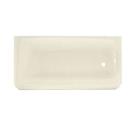 Veritek 16-in x 30-in x 60-in Rectangular Skirted Bathtub with Right-Hand Drain