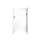 36-in D x 36-in W x 72-in H Solid Surface Shower Wall Surround in White