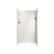 36-in D x 36-in W x 72-in H Solid Surface Shower Wall Surround in Bisque