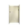 36-in D x 36-in W x 72-in H Solid Surface Shower Wall Surround in Bone