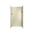 36-in D x 36-in W x 72-in H Solid Surface Shower Wall Surround in Bone