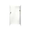 36-in D x 36-in W x 72-in H Solid Surface Shower Wall Surround in Tahiti White