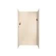 36-in D x 36-in W x 72-in H Solid Surface Shower Wall Surround in Tahiti Sand