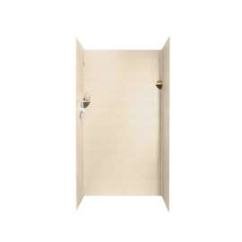 36-in D x 36-in W x 72-in H Solid Surface Shower Wall Surround in Tahiti Sand