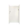 36-in D x 36-in W x 72-in H Solid Surface Shower Wall Surround in Tahiti Ivory