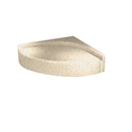 16.313-in D x 16.313-in W x 4-in H Solid Surface Shower Seat in Tahiti Desert