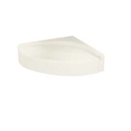 16.313-in D x 16.313-in W x 4-in H Solid Surface Shower Seat in Cornflower