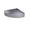 16.313-in D x 16.313-in W x 4-in H Solid Surface Shower Seat in Gray Granite