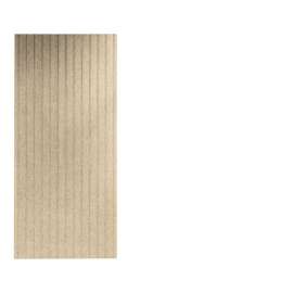 DWP-3696BB-1-040 36-in W x 96-in H Solid Surface Shower Wall Panel in Bermuda Sand