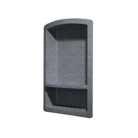 4.313-in D x 15-in W x 22-in H Solid Surface Soap Dish in Night Sky