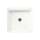32.375-in D x 32.375-in W x 5.5-in H Solid Surface Shower Base in Tahiti White