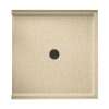 38.375-in D x 37.188-in W x 3.75-in H Solid Surface Shower Base in Bermuda Sand