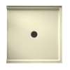 38.375-in D x 37.188-in W x 3.75-in H Solid Surface Shower Base in Bone
