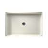 48.375-in W x 32.188-in D x 5.5-in H Solid Surface Shower Base in Bisque