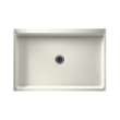 48.375-in W x 32.188-in D x 5.5-in H Solid Surface Shower Base in Bisque