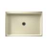 48.375-in W x 32.188-in D x 5.5-in H Solid Surface Shower Base in Bone