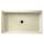 60.375-in W x 32.188-in D x 5.5-in H Solid Surface Shower Base in Bone