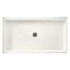 60.375-in W x 32.188-in D x 5.5-in H Solid Surface Shower Base in Tahiti Ivory