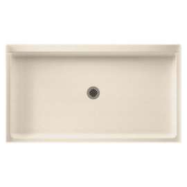 60.375-in W x 32.188-in D x 5.5-in H Solid Surface Shower Base in Tahiti Sand