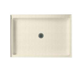 42.375-in W x 34.188-in D x 5.5-in H Solid Surface Shower Base in Pebble