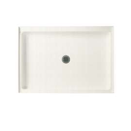 42.375-in W x 34.188-in D x 5.5-in H Solid Surface Shower Base in Tahiti Ivory