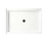 42.375-in W x 34.188-in D x 5.5-in H Solid Surface Shower Base in Tahiti White