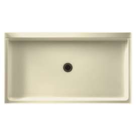 60.375-in D x 34.188-in W x 5.5-in H Solid Surface Shower Base