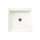 42.375-in D x 42.188-in W x 5.5-in H Solid Surface Shower Base in White