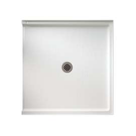 38.375-in D x 37.188-in W x 3.75-in H Veritek Shower Base in White