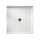 38.375-in D x 37.188-in W x 3.75-in H Veritek Shower Base in White