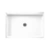 32-in D x 48-in W x 5.5-in H Veritek Shower Base in White