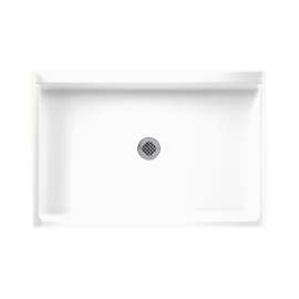 32-in D x 48-in W x 5.5-in H Veritek Shower Base in White