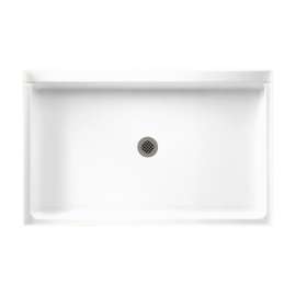 34-in D x 54-in W x 5.5-in H Veritek Shower Base in White