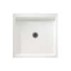 42-in D x 42-in W x 5.5-in H Veritek Shower Base in White