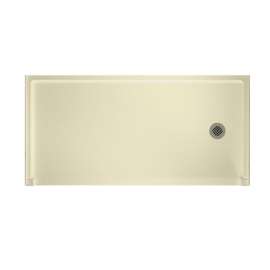 30.1875-in D x 60.375-in W x 4.1875-in H Veritek Shower Base with Right-Hand Drain